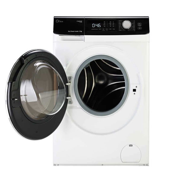 ماشین لباسشویی جی پلاس مدل GWM-K8540W ظرفیت 8 کیلوگرم