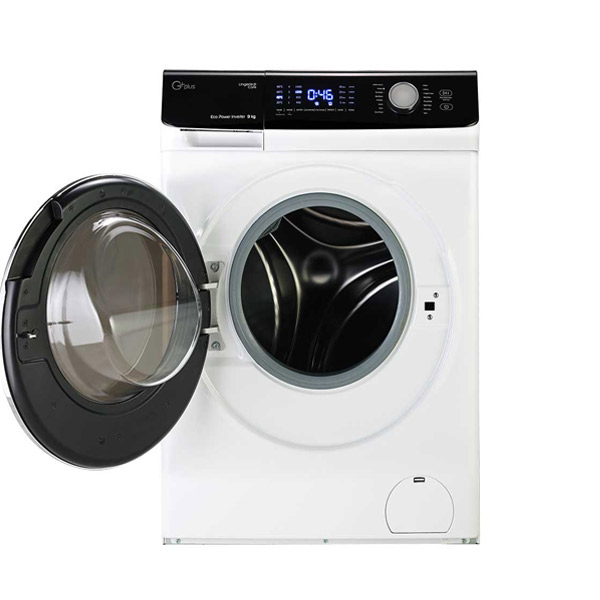 ماشین لباسشویی جی پلاس مدل GWM-K9542W ظرفیت 9 کیلوگرم